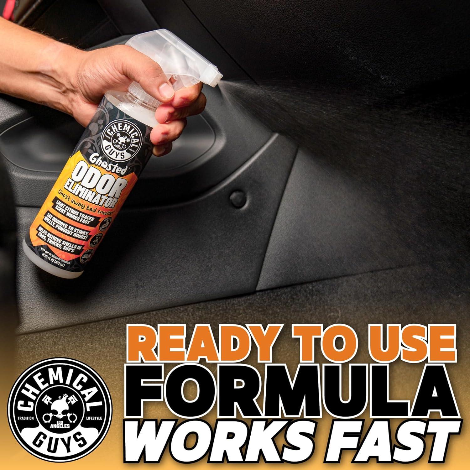 Eliminador de Olores Ghosted Chemical Guys 473 ml - Cítricos