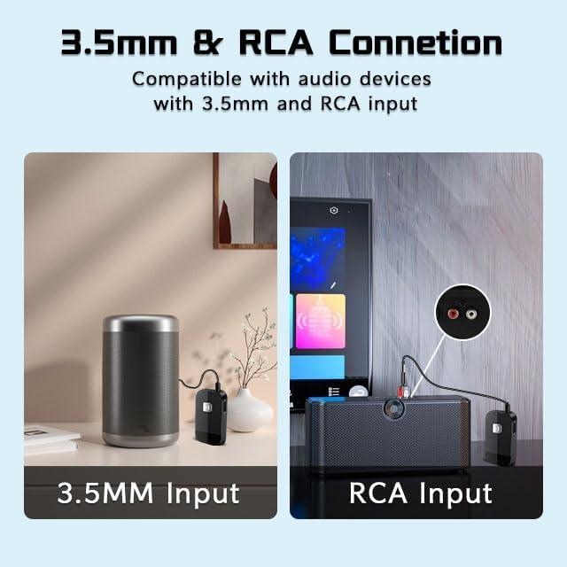 Receptor Bluetooth 5.4 iDIGMALL J205 para Estéreo de Hogar