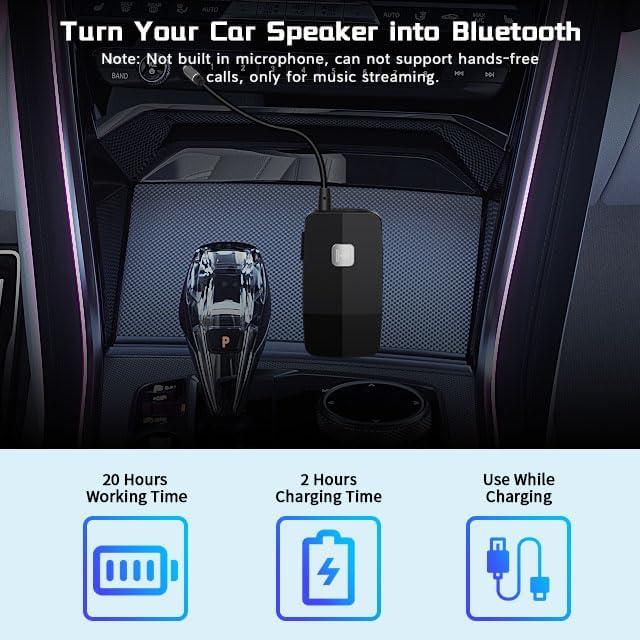 Receptor Bluetooth 5.4 iDIGMALL J205 para Estéreo de Hogar