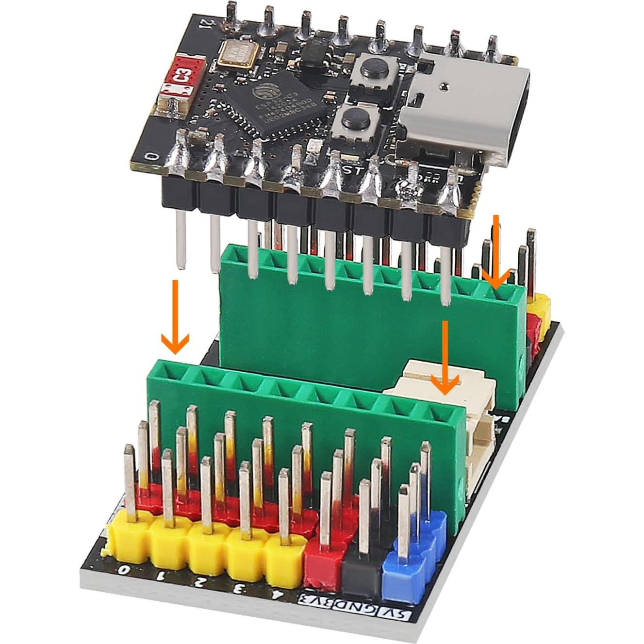 3 Sets Placa de Desarrollo DWEII ESP32-C3 Supermini WiFi Bluetooth