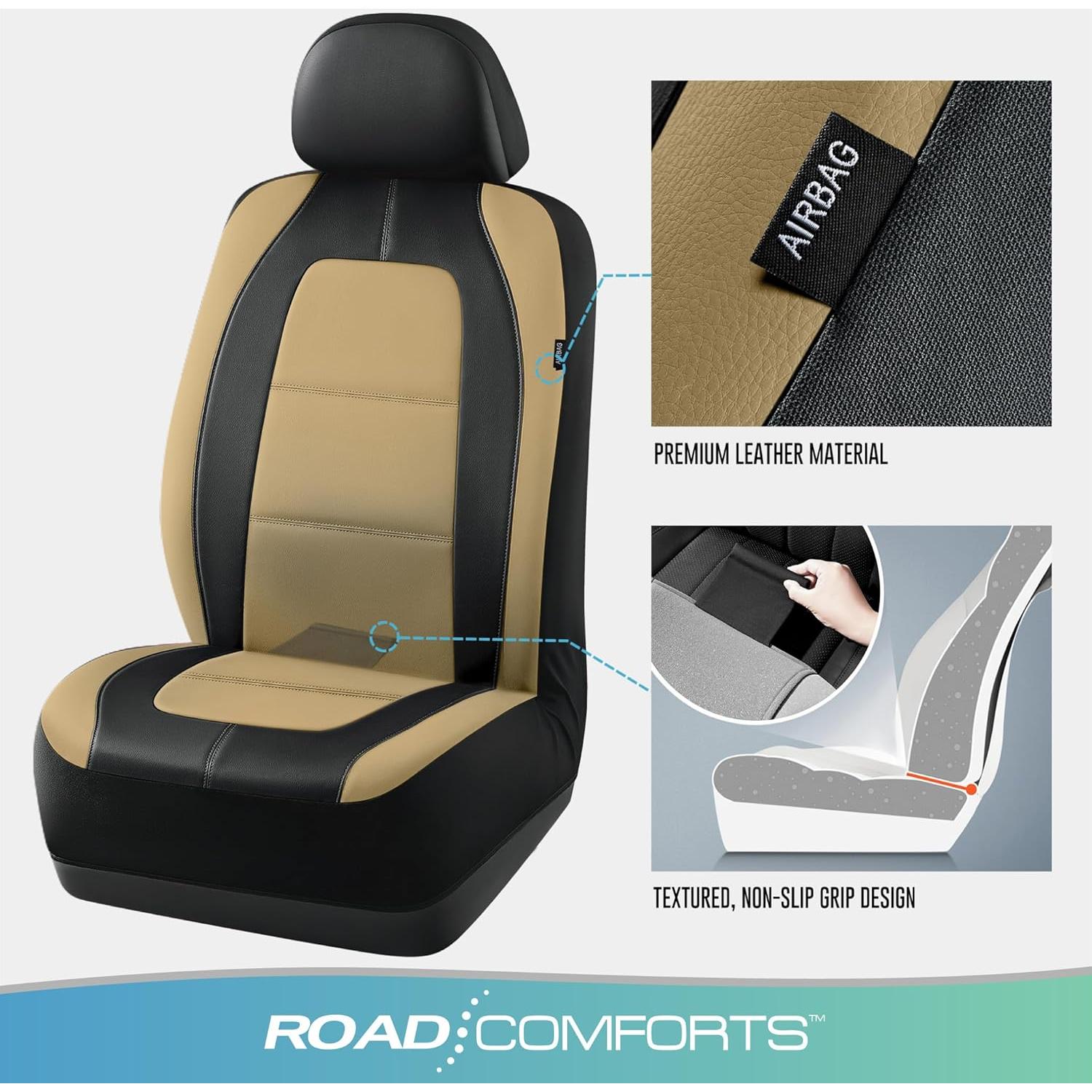 Cubierta de Asiento de Coche Road Comforts Beige Universal