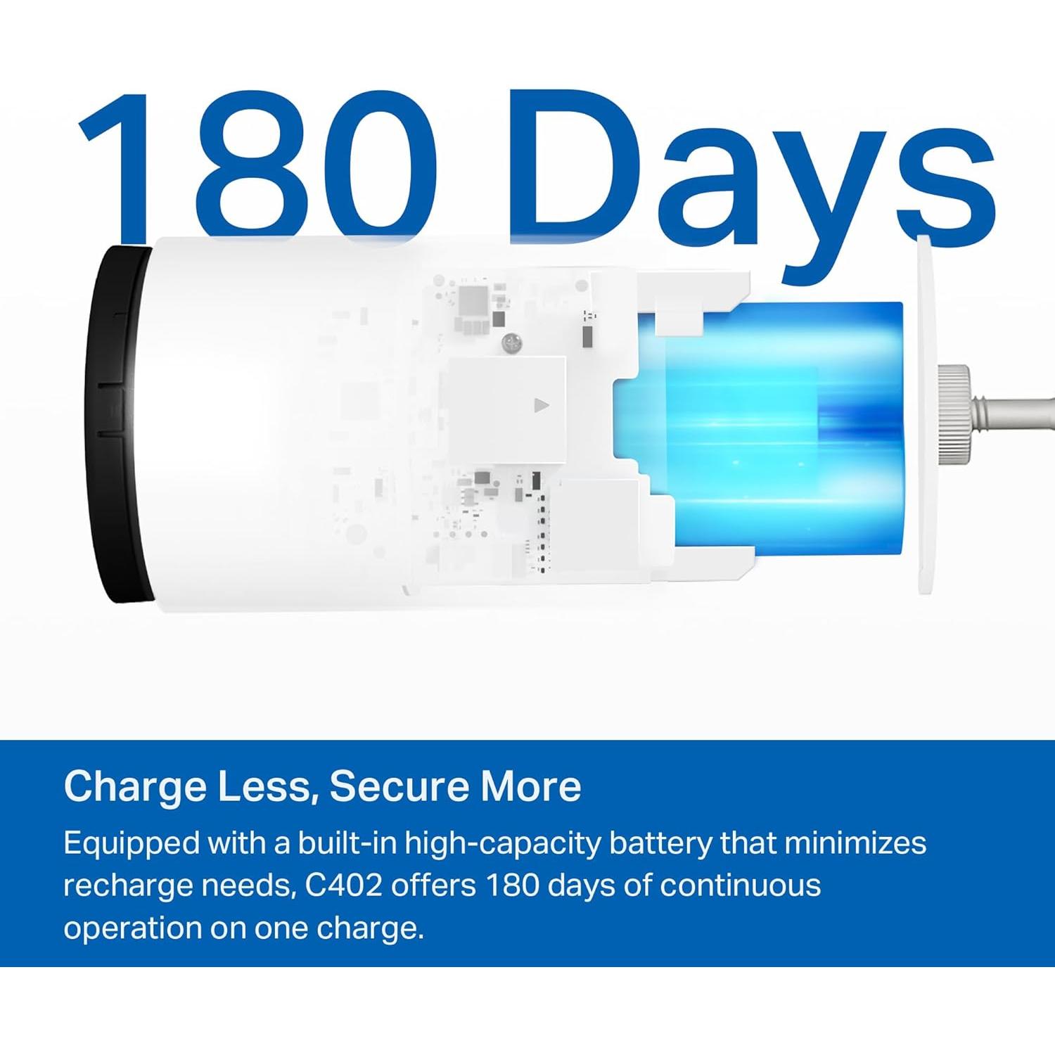 Cámara de Seguridad TP-Link Tapo C402 1080P Batería 180 Días