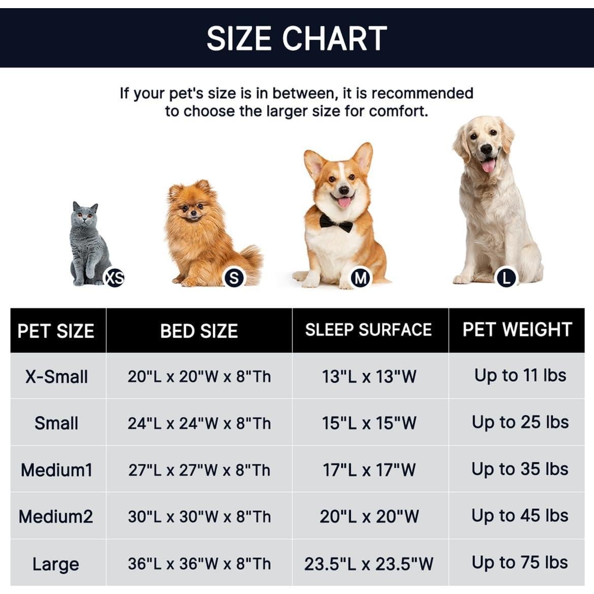 Cama Redonda para Perros y Gatos WESTERN HOME 50x50 cm Suave