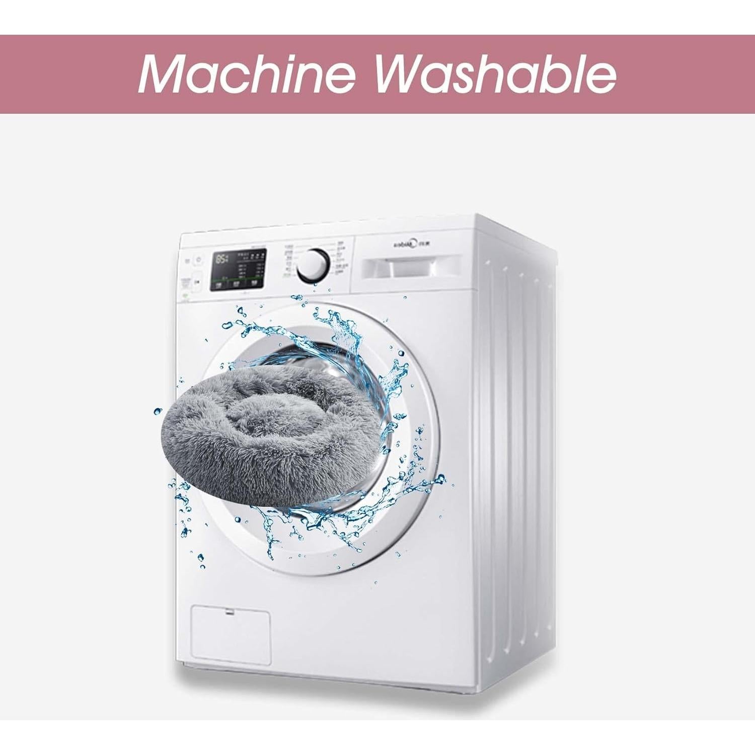 Cama Redonda para Perros y Gatos WESTERN HOME 50x50 cm Suave