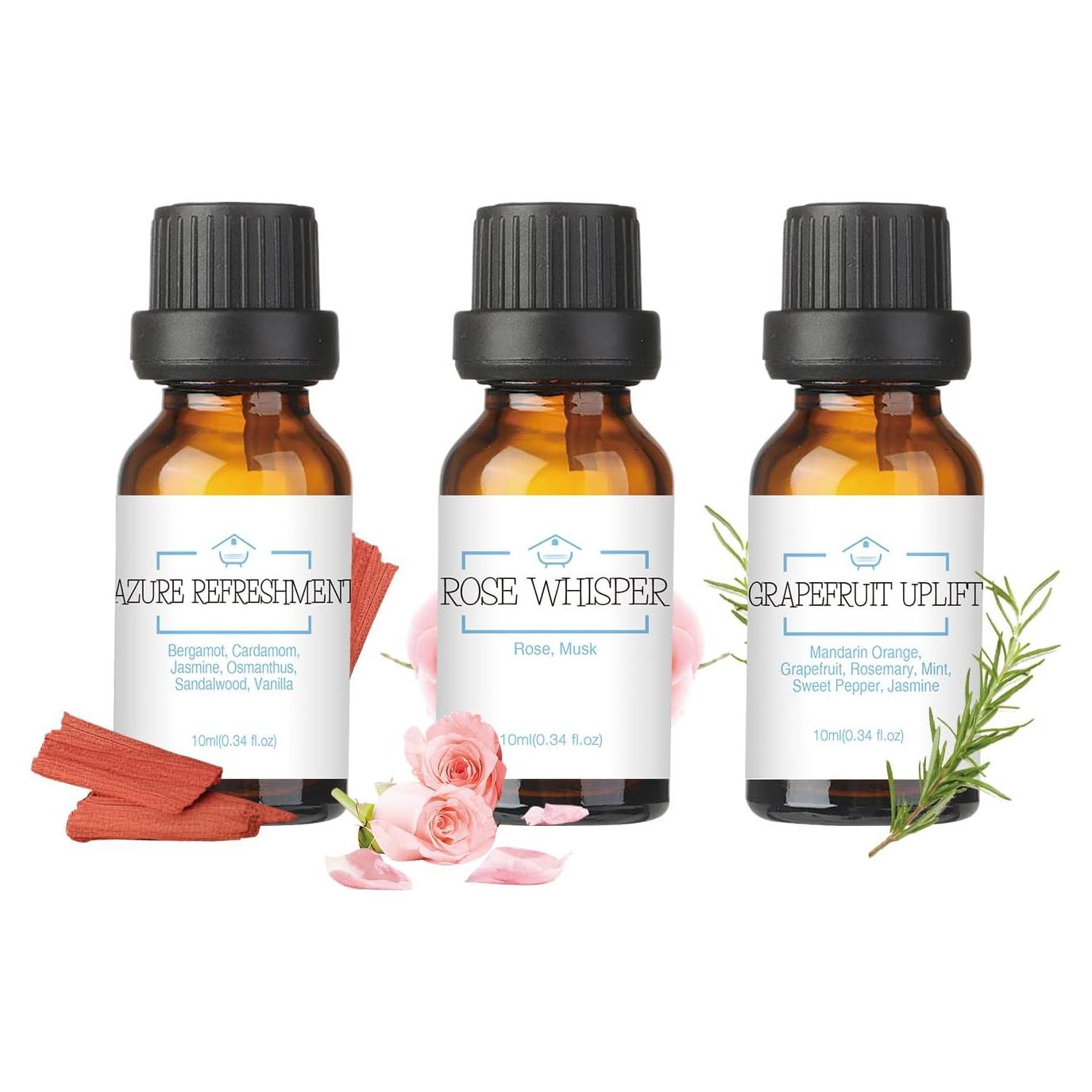 Set de 3 Aceites Esenciales Naturales LOXIM 10 ml - Calmantes