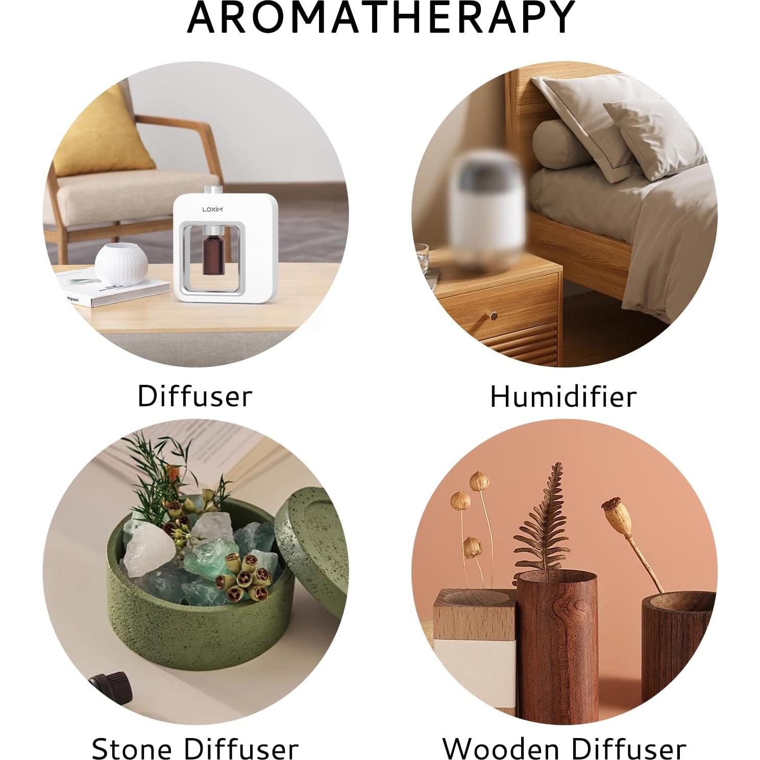 Set de 3 Aceites Esenciales Naturales LOXIM 10 ml - Calmantes