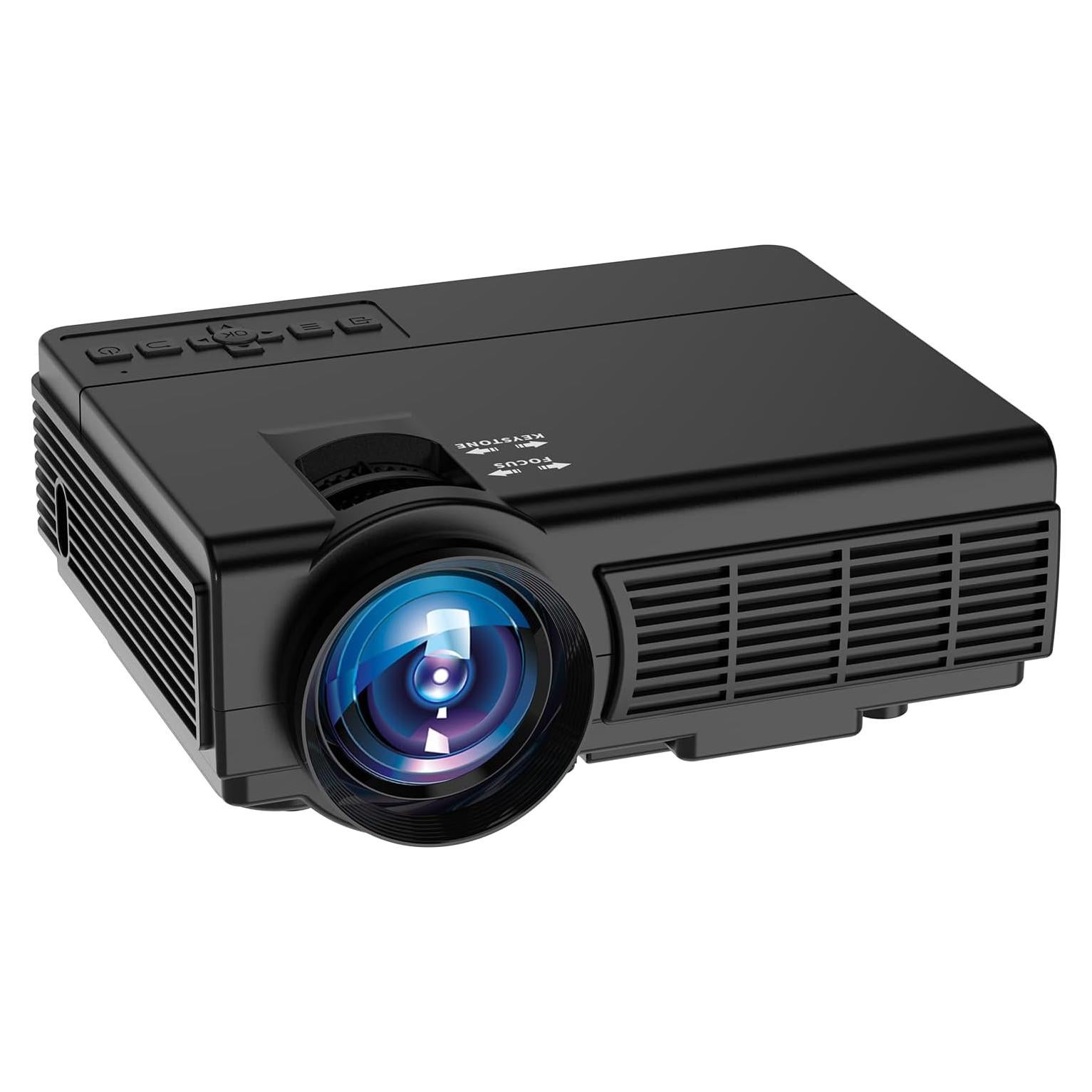 Proyector Mini JPHPL Q5 Full HD 1080P Bluetooth WIFI Negro