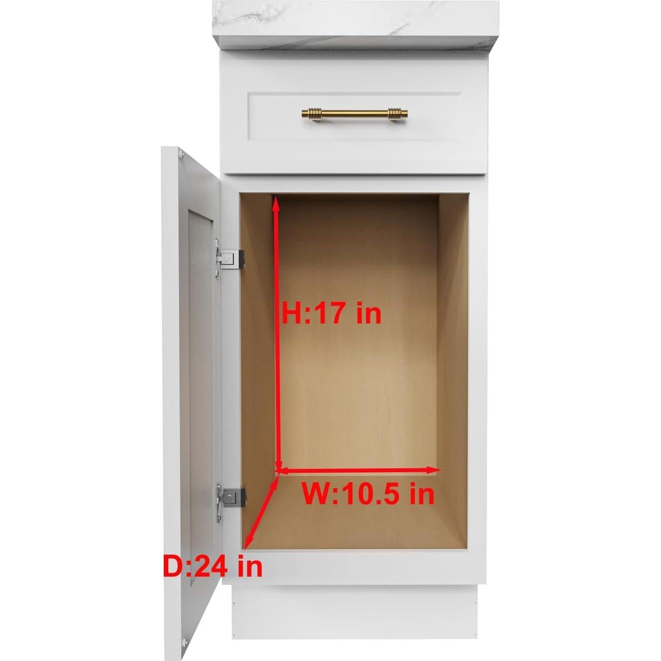 Organizador de Gabinete Extraíble Sikarou 22.86x53.34cm Madera