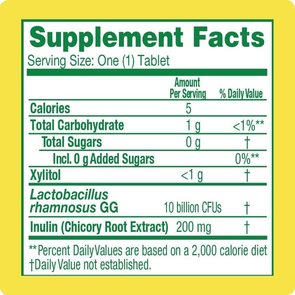 Culturelle Probioticos Masticables Digestivos 24 Conteo