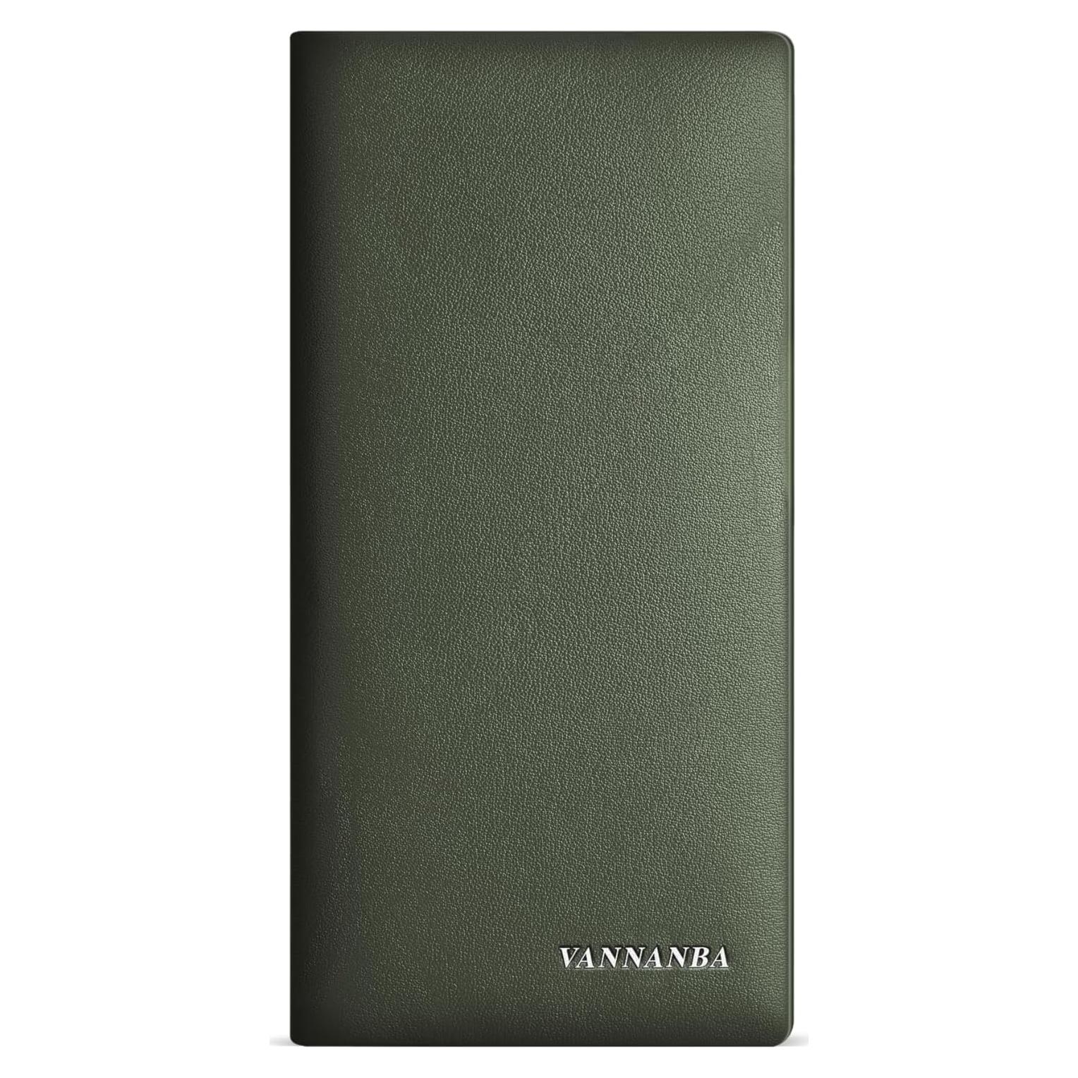 Cartera de Cuero VANNANBA para Hombres con Bloqueo RFID