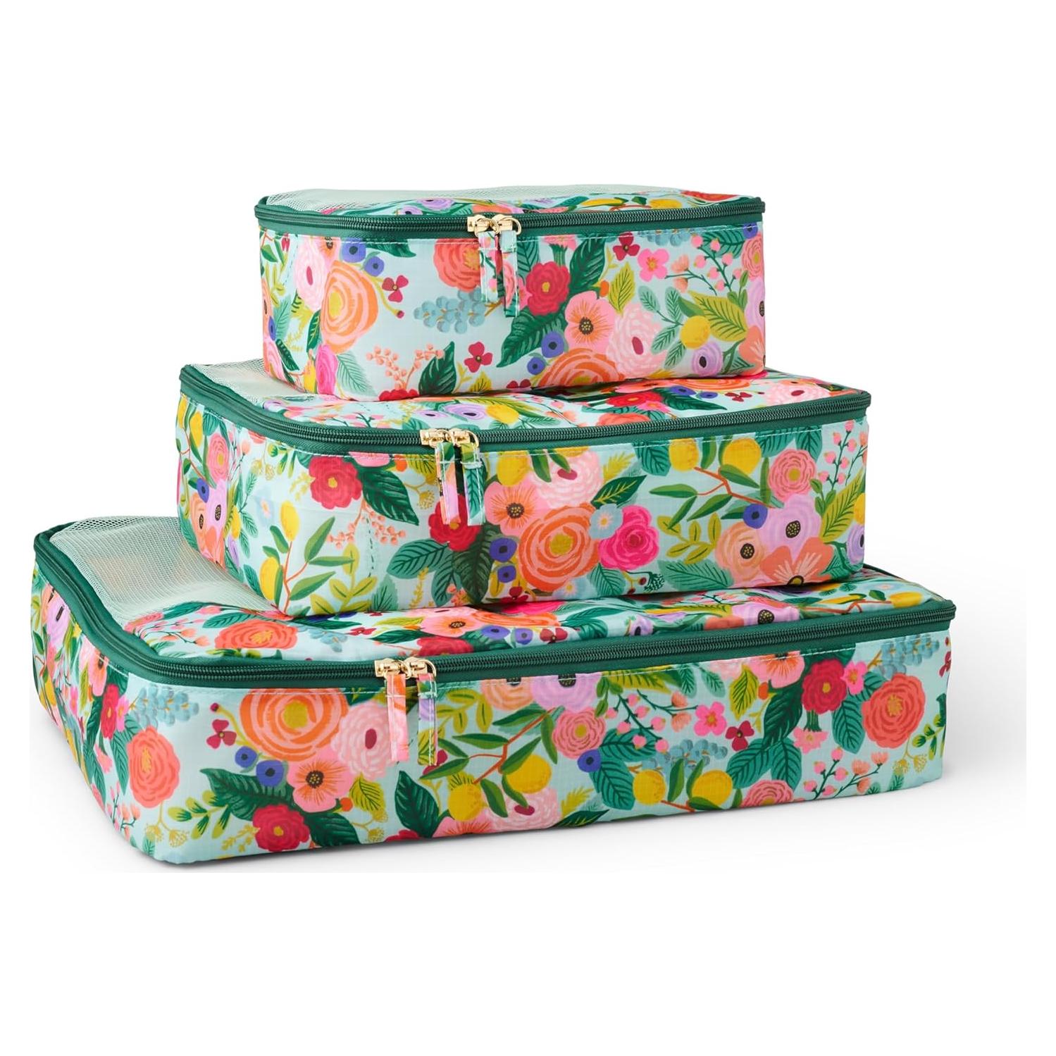 Set de Cubos de Empaque RIFLE PAPER CO. 3 Piezas Nylon