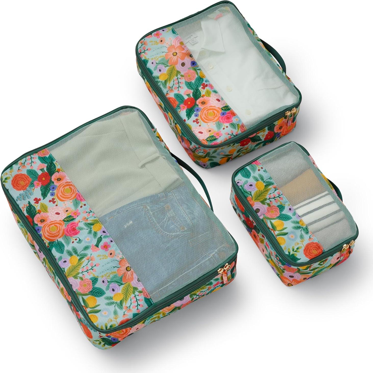 Set de Cubos de Empaque RIFLE PAPER CO. 3 Piezas Nylon