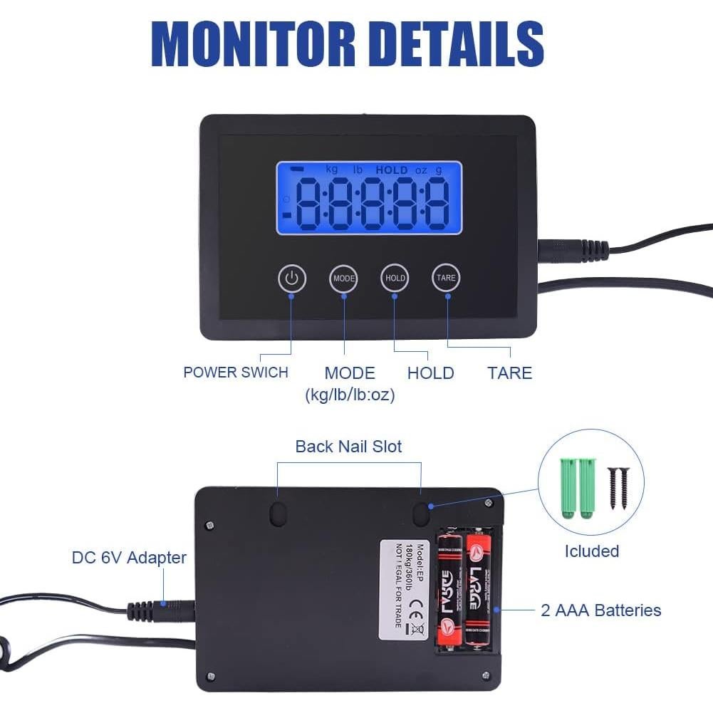 Báscula de Envío Fuzion 180kg x 0.1kg Acero Inoxidable