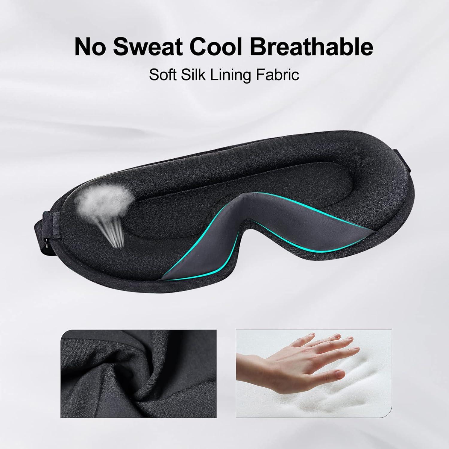 Máscara de Sueño Contorneada 3D Cozyhealth - Antifaz Ajustable
