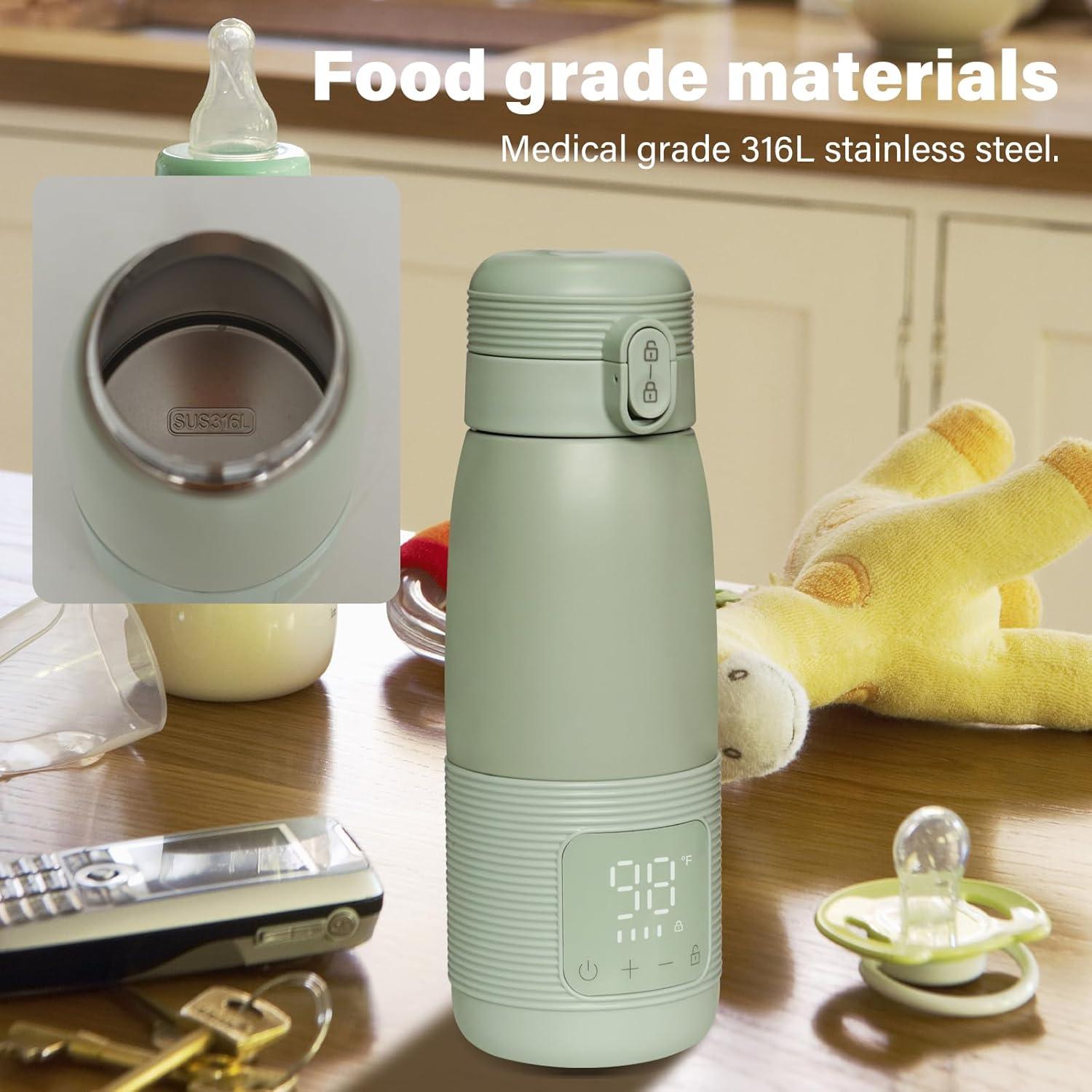 Calentador de Botellas Portátil CUXFLS 350ml Inalámbrico