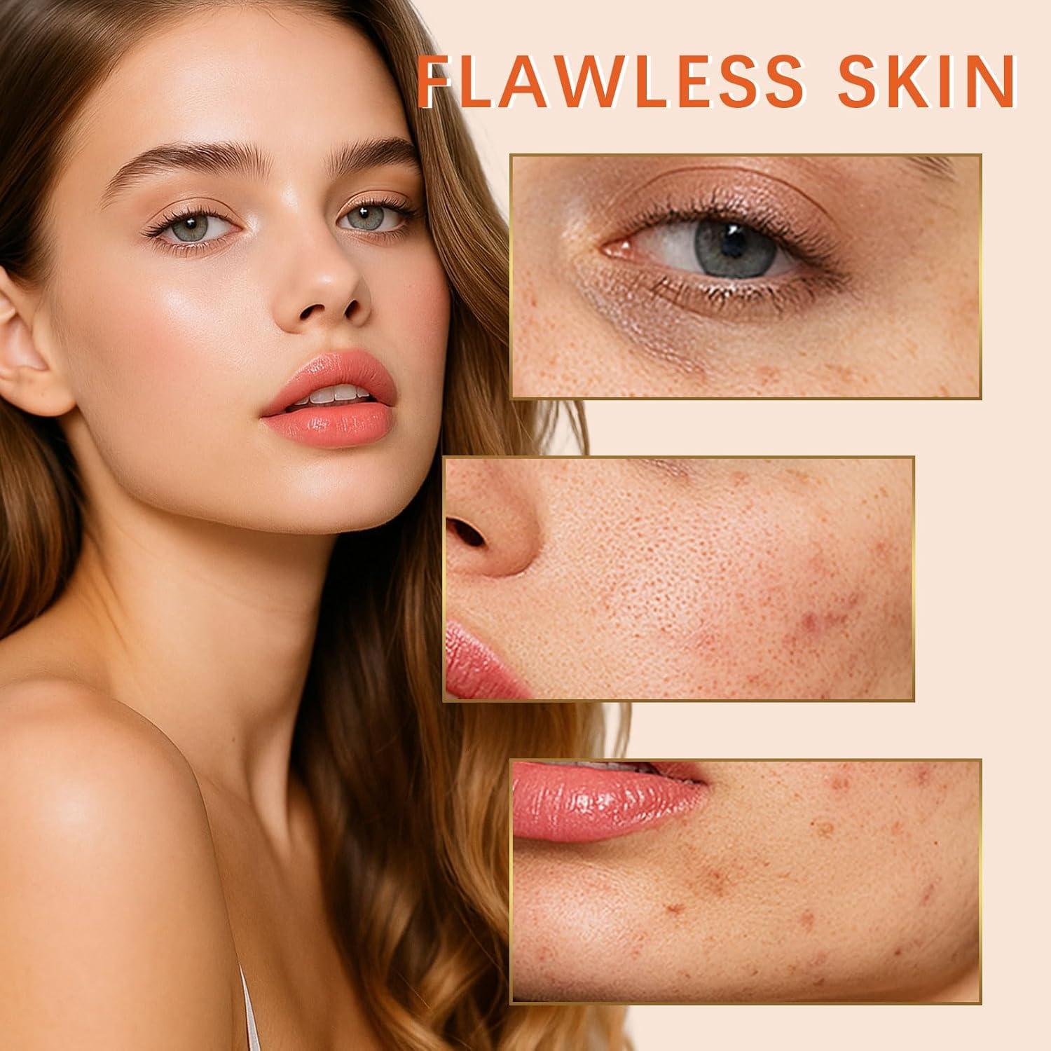 Base de Crema CC QueenDiary para Piel Madura - Color Profundo