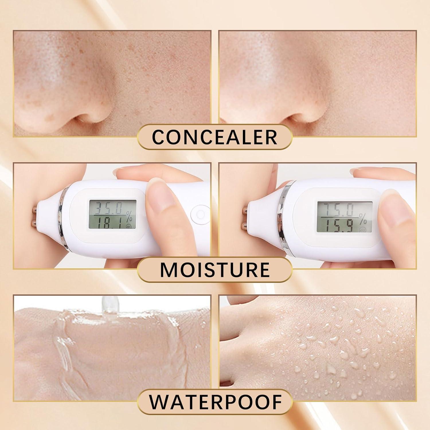 Base de Crema CC QueenDiary para Piel Madura - Color Profundo