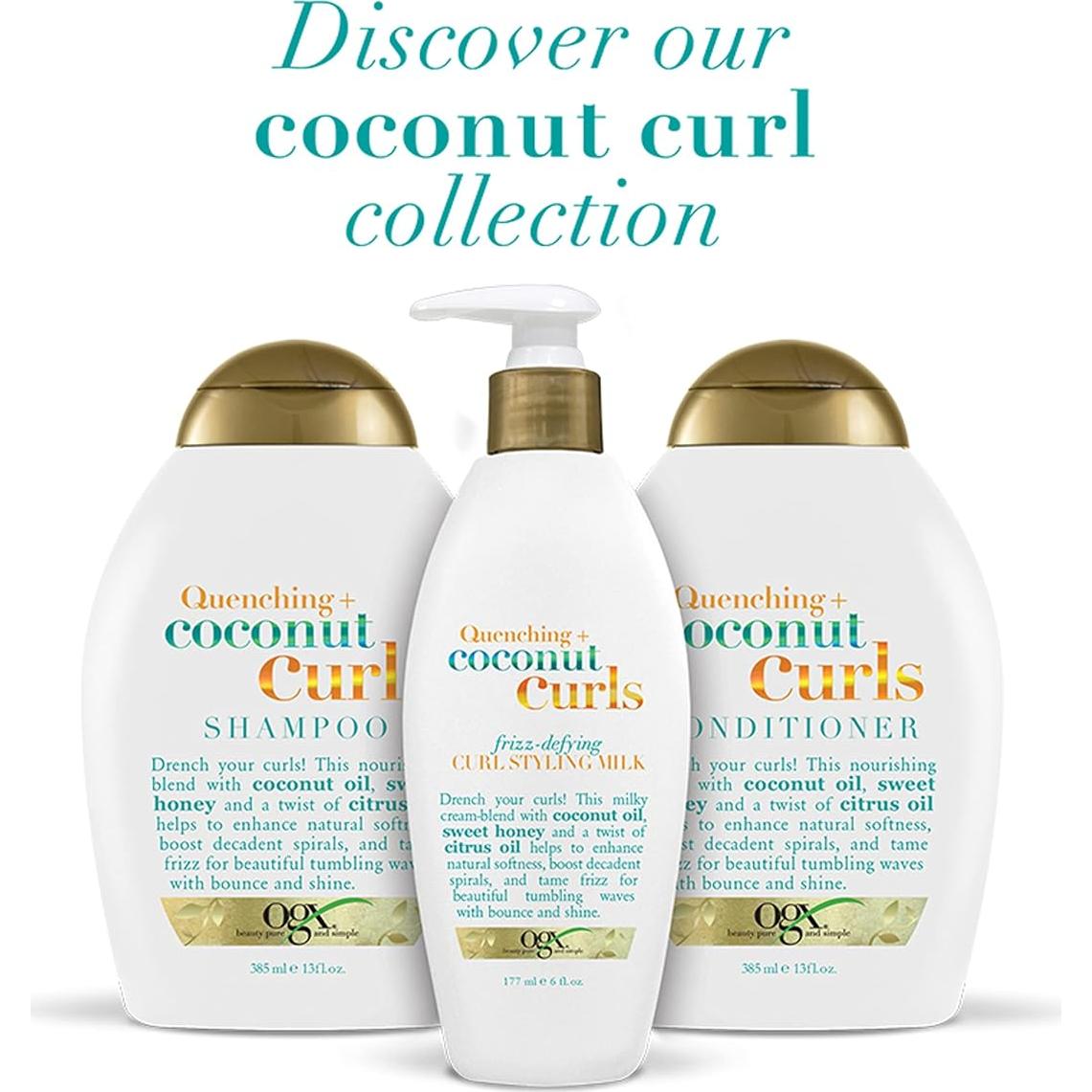 OGX Hidratante Rizos de Coco 177 ml - Tratamiento Sin Enjuague