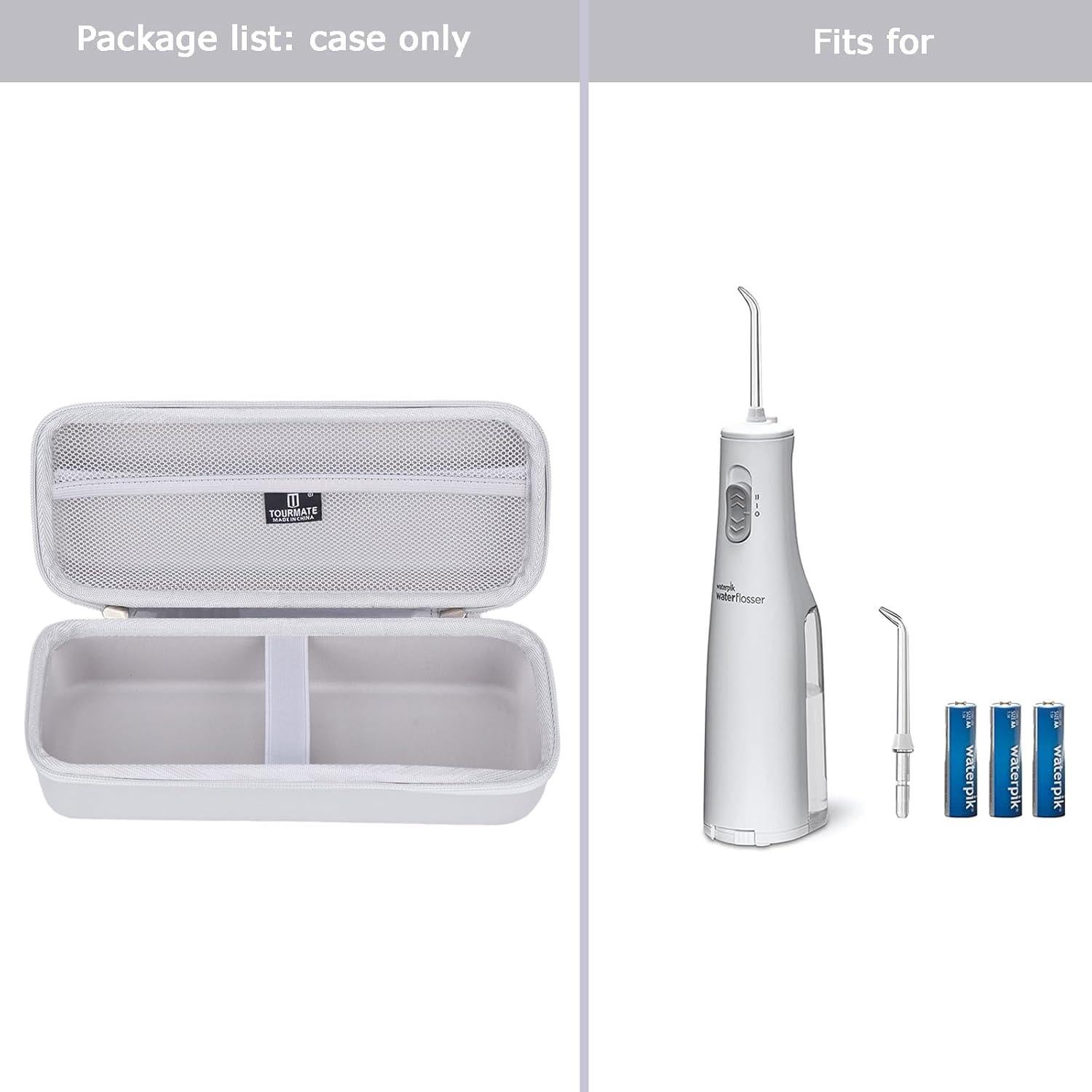 Funda Dura Waterpik WF-02 - Funda de Viaje Gris EVA