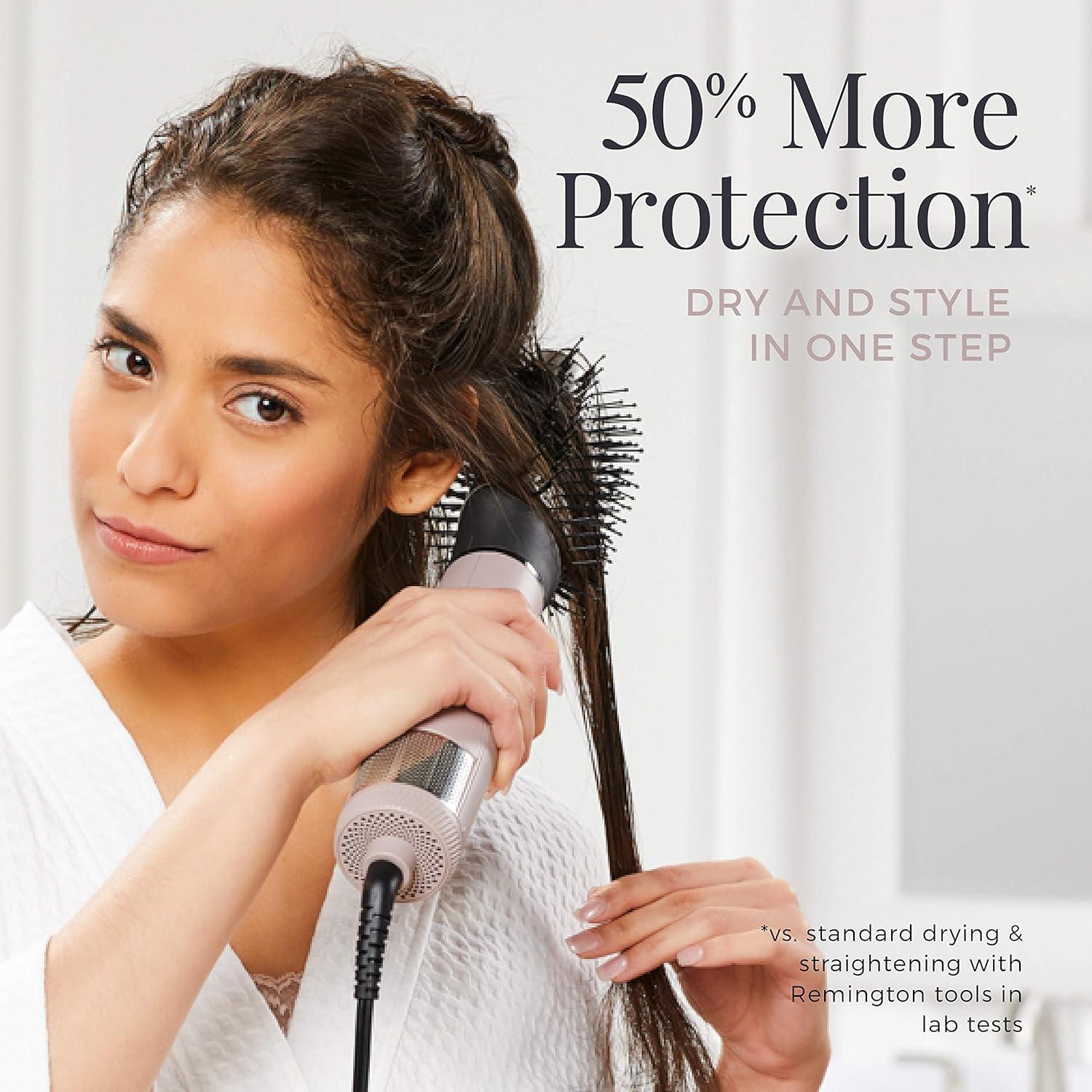 Secador Ovalado y Cepillo Voluminizador Remington Pro Wet2Style