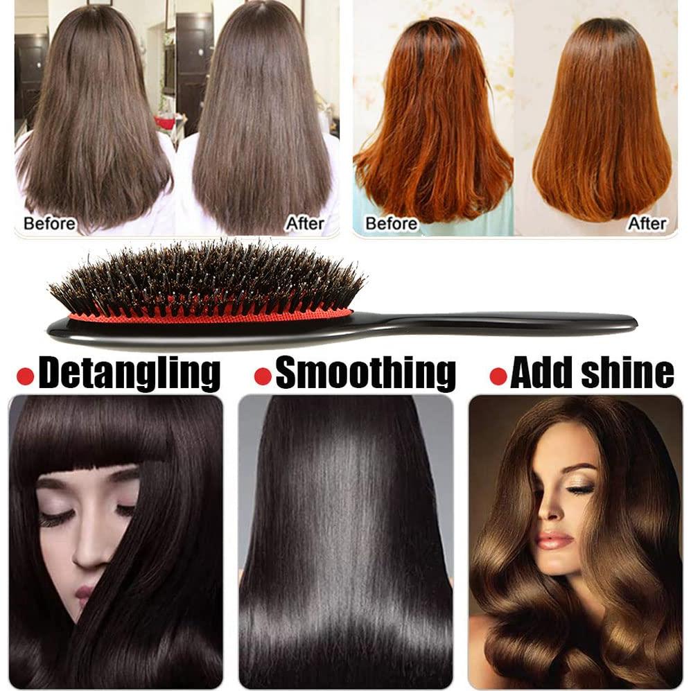 Cepillo Desenredante Morsafe de Cerda de Jabalí y Nylon 21.5cm