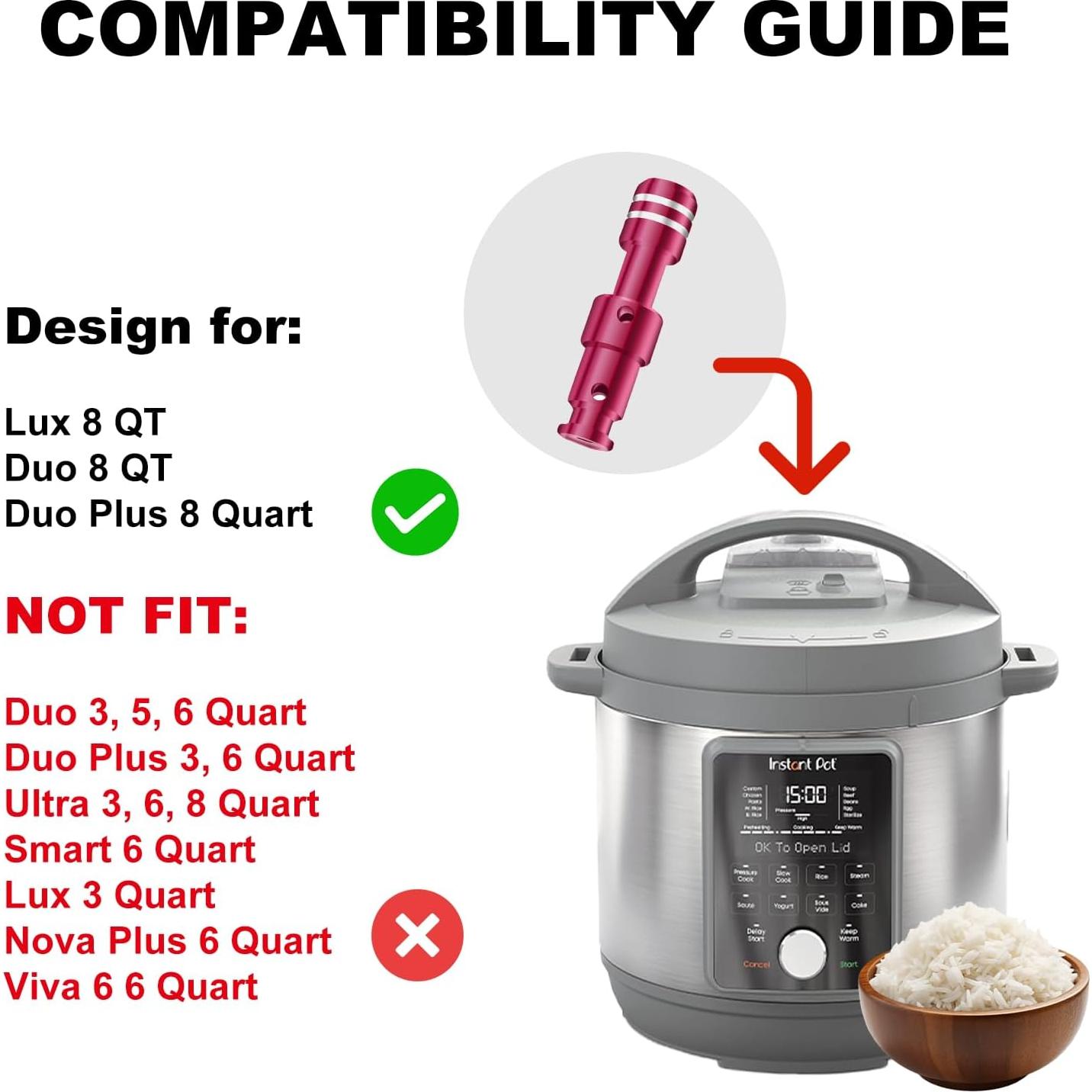Piezas de Repuesto Olla a Presión ZLR - 2 Válvulas y 6 Tapas