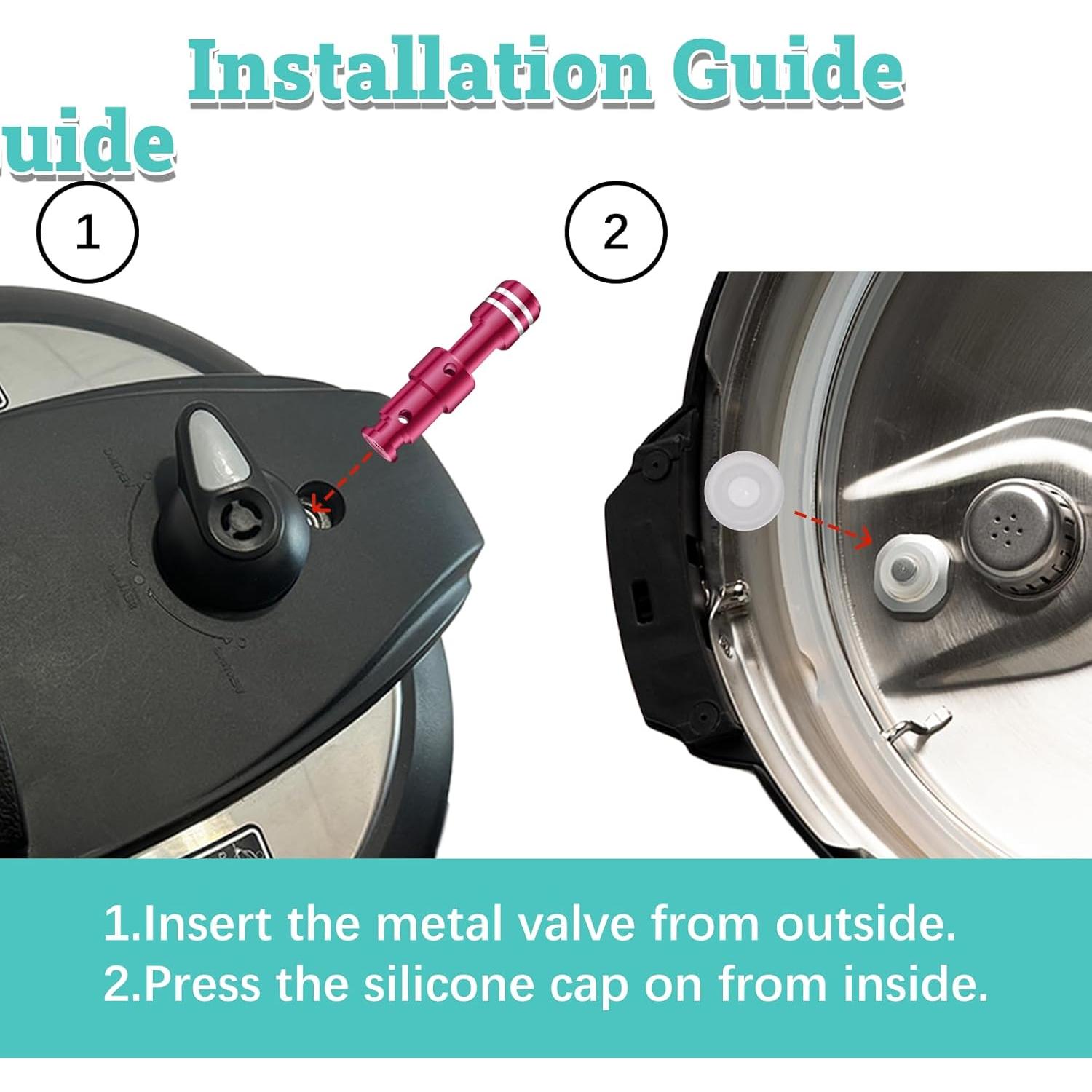 Piezas de Repuesto Olla a Presión ZLR - 2 Válvulas y 6 Tapas