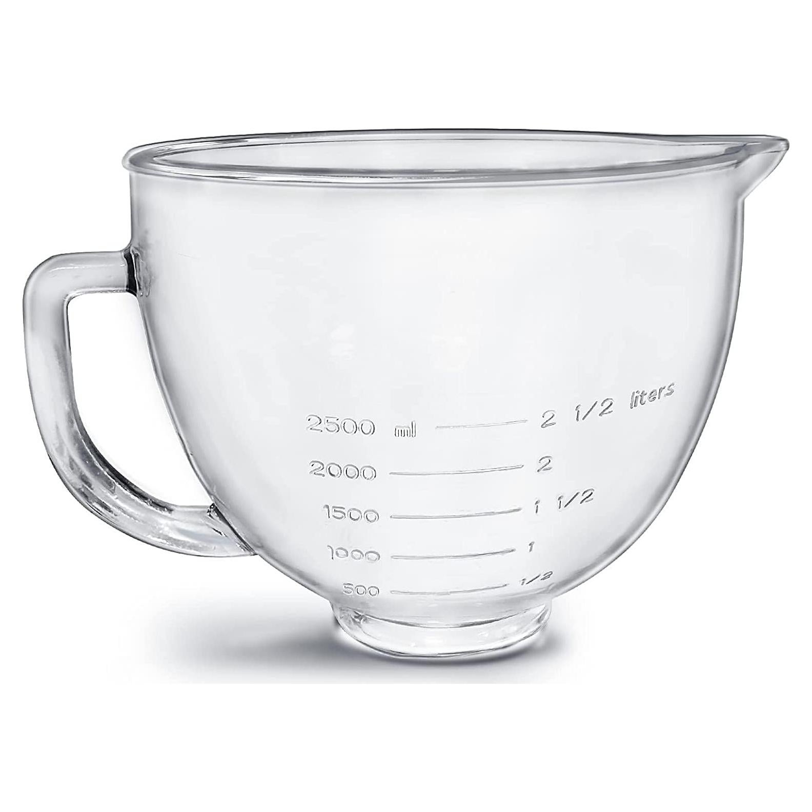 Tazón de Batidora Kltchonald 5 QT Vidrio Compatible Kitchenaid