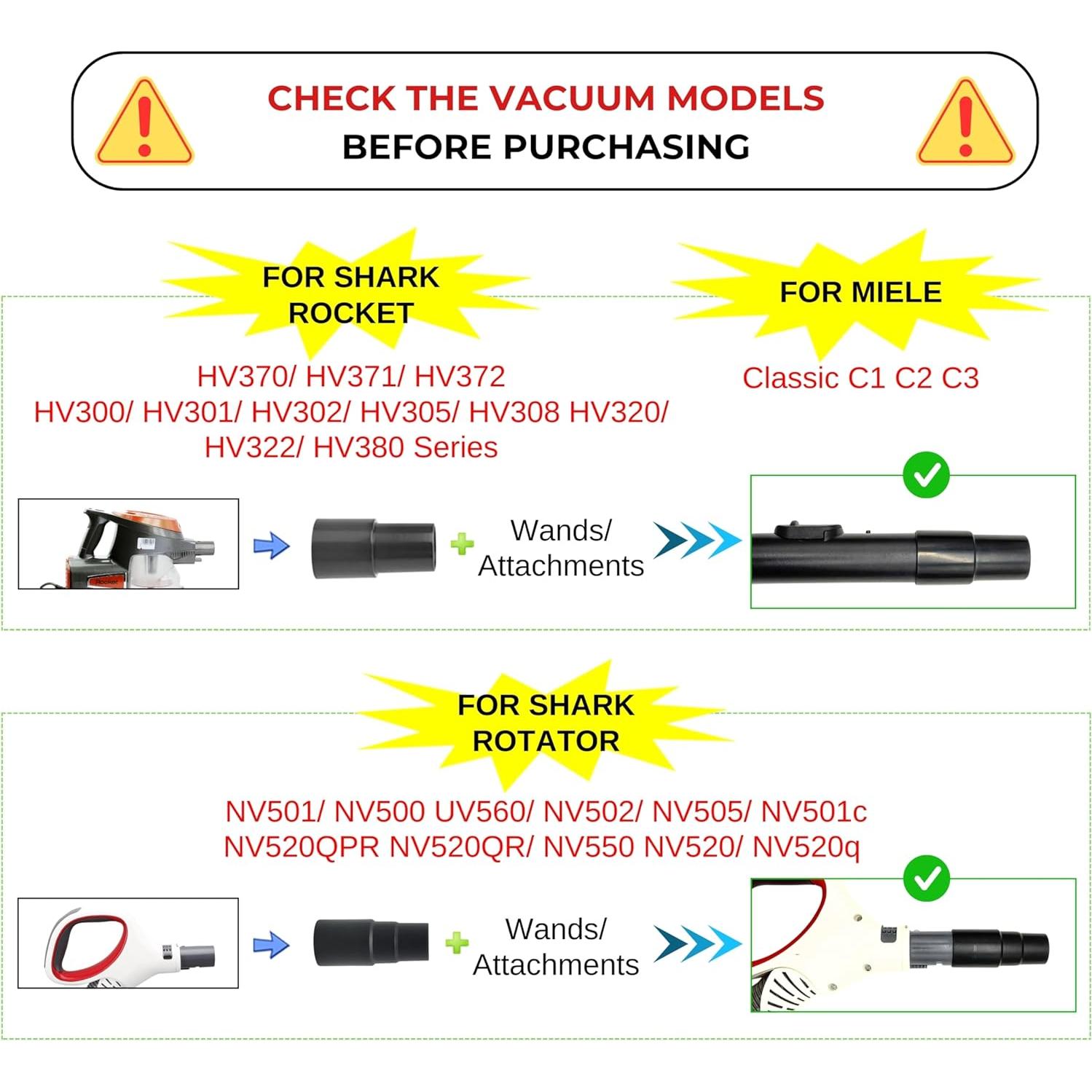Herramienta de Hendidura Flexible GHAMADE para Aspiradoras Shark