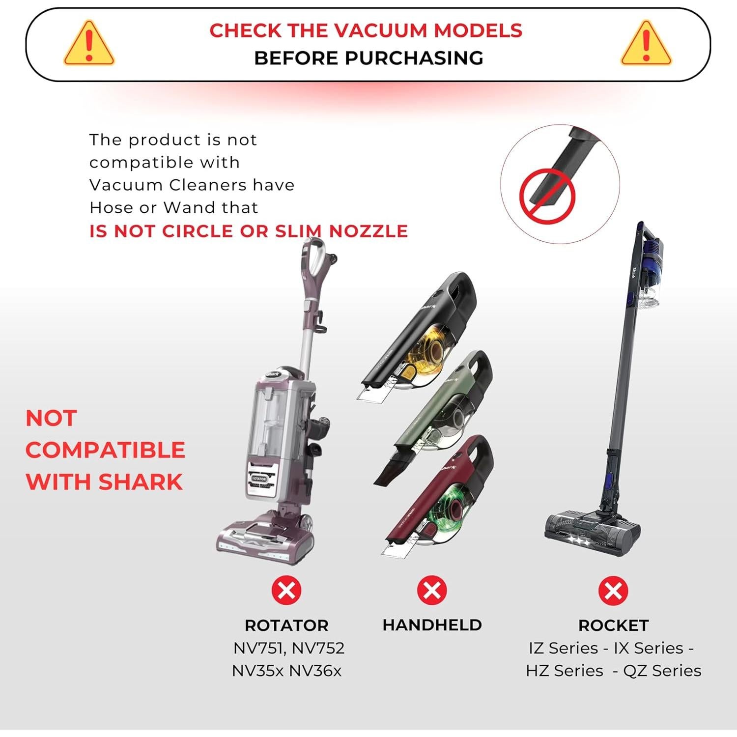 Herramienta de Hendidura Flexible GHAMADE para Aspiradoras Shark