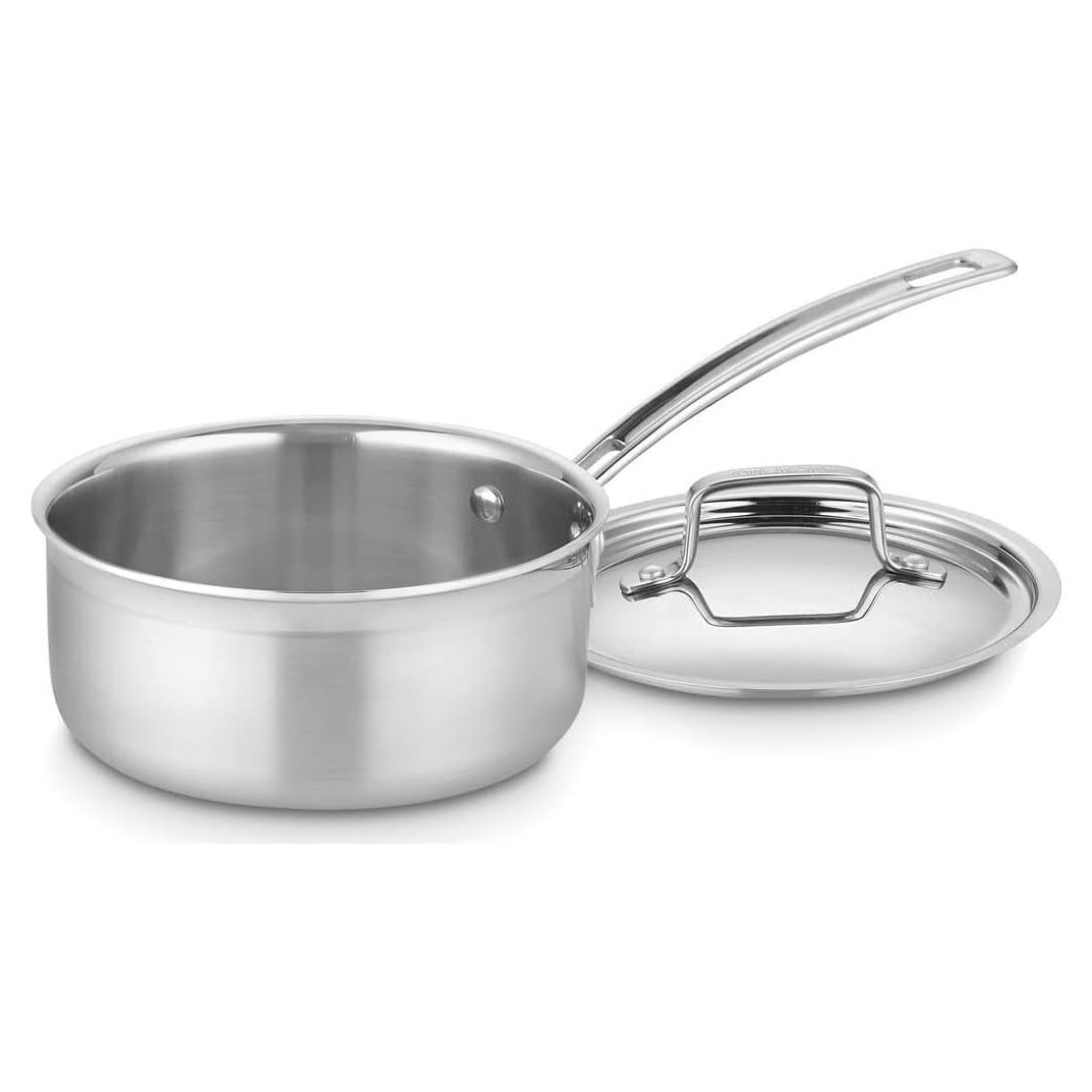 Cuisinart 1.5 Quart Multiclad Pro Triple Ply Saucepan w/Cover, MCP19-16N