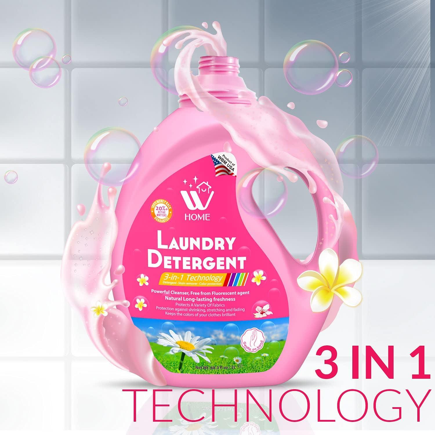 Detergente Líquido Concentrado WBM para Ropa 992 g - 50 Lavados