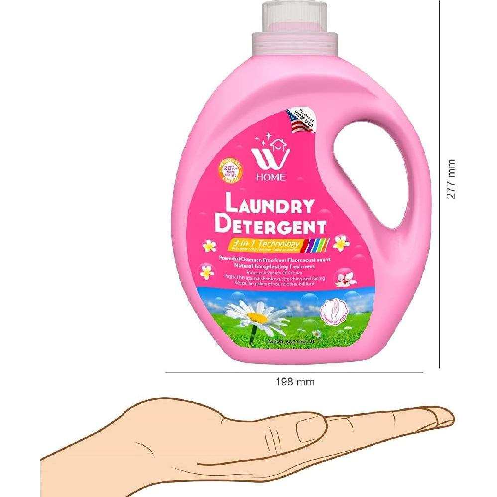 Detergente Líquido Concentrado WBM para Ropa 992 g - 50 Lavados