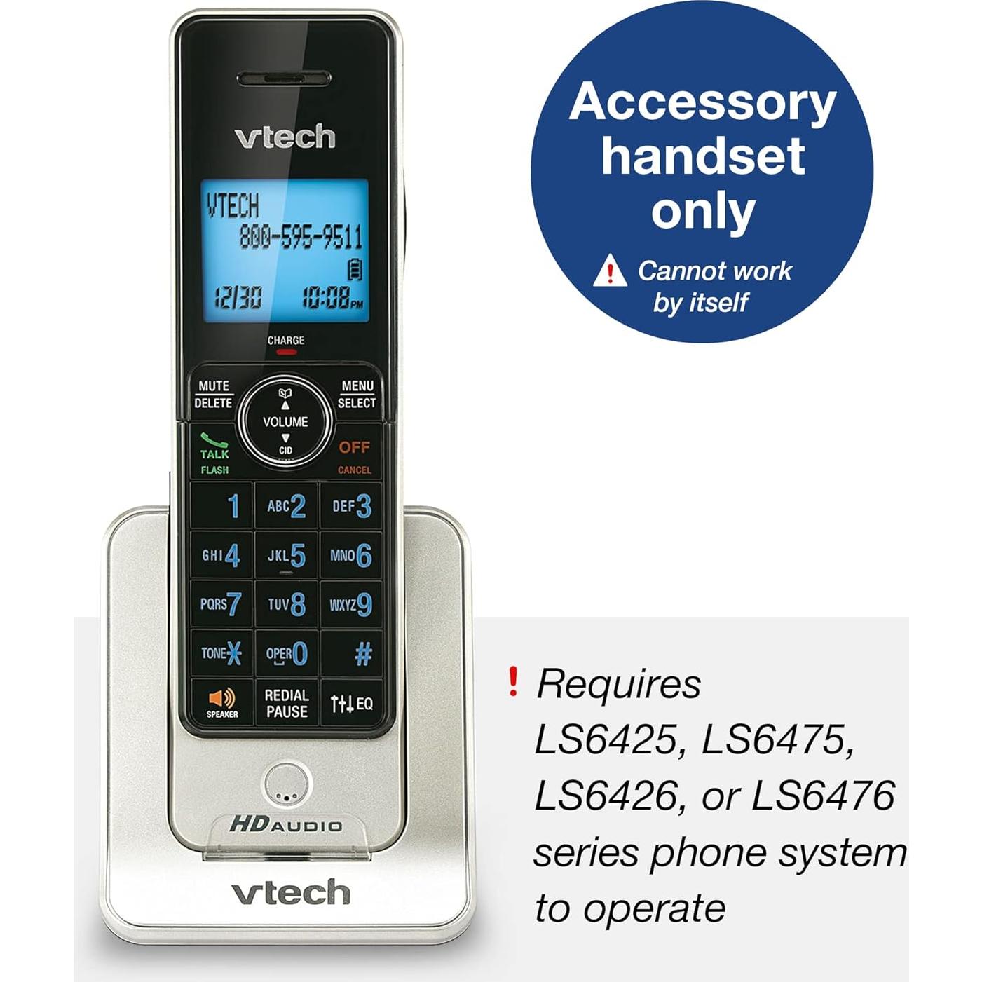 Auricular Inalámbrico VTech LS6405 Accesorio Plata DECT 6.0