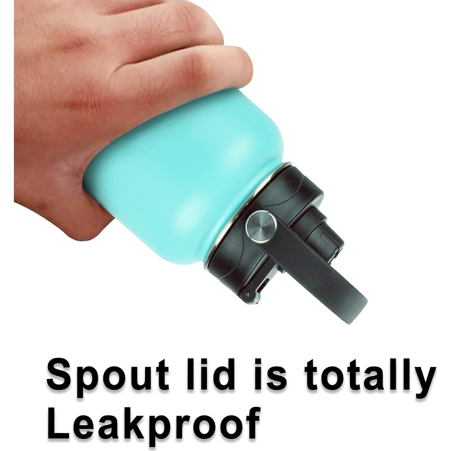 Tapa de Boca Ancha WishDirect con Mango Flexible - Negro