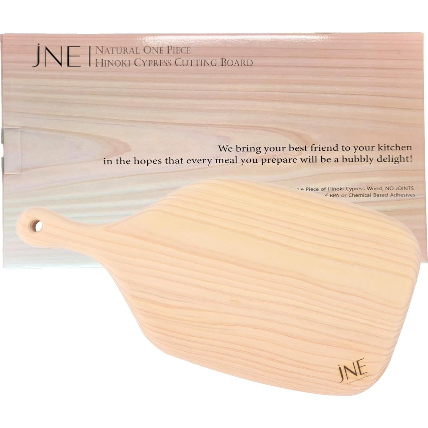 Tabla de Cortar Reversible de Madera Hinoki jNE 43.7x20.3 cm