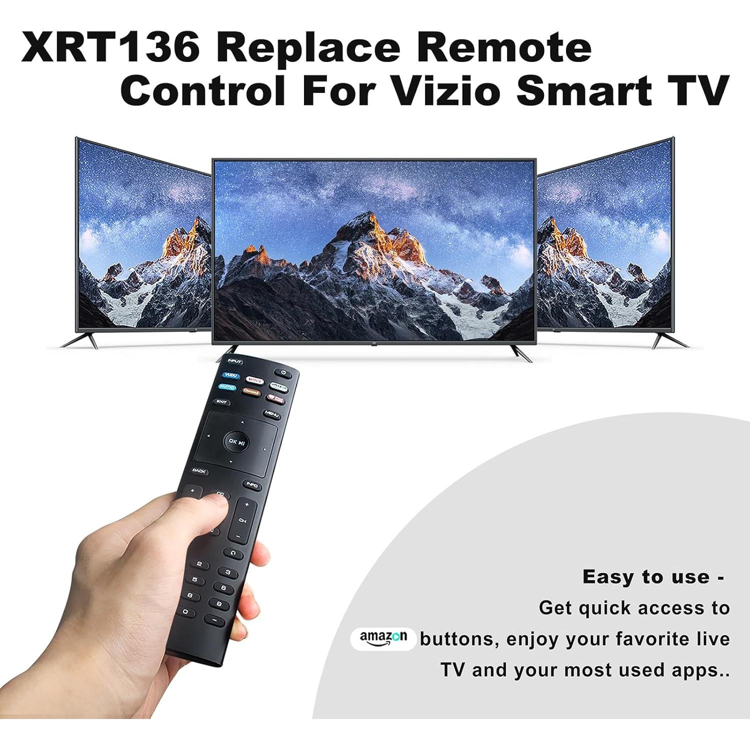 Control Remoto XRT136 Vizio para TV Inteligente Varios Modelos