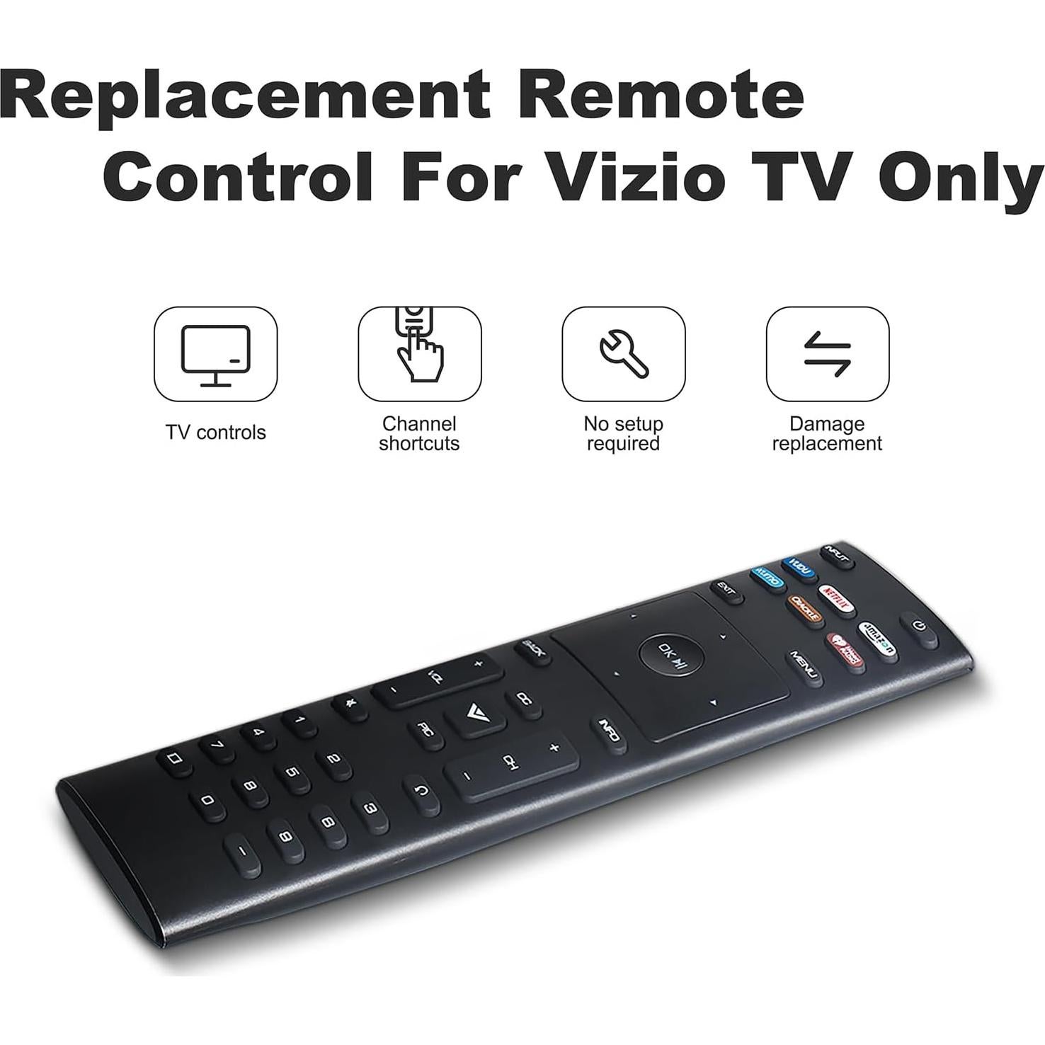 Control Remoto XRT136 Vizio para TV Inteligente Varios Modelos