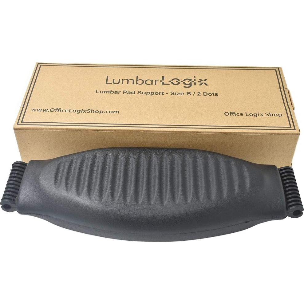 Soporte Lumbar OFFICE LOGIX SHOP Tamaño B Grafito