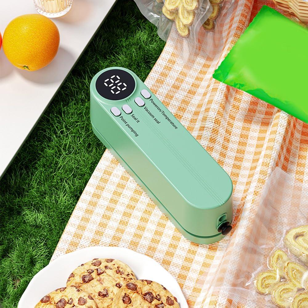 Mini Sello de Vacío Portátil MiOYOOW Verde 125mm 60Kpa