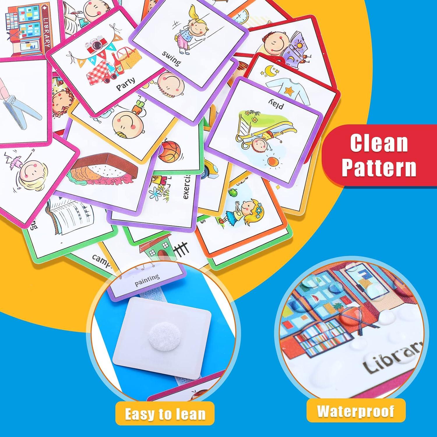 Tarjetas Visuales Geyee 60 Pcs para Rutina Diaria Autismo