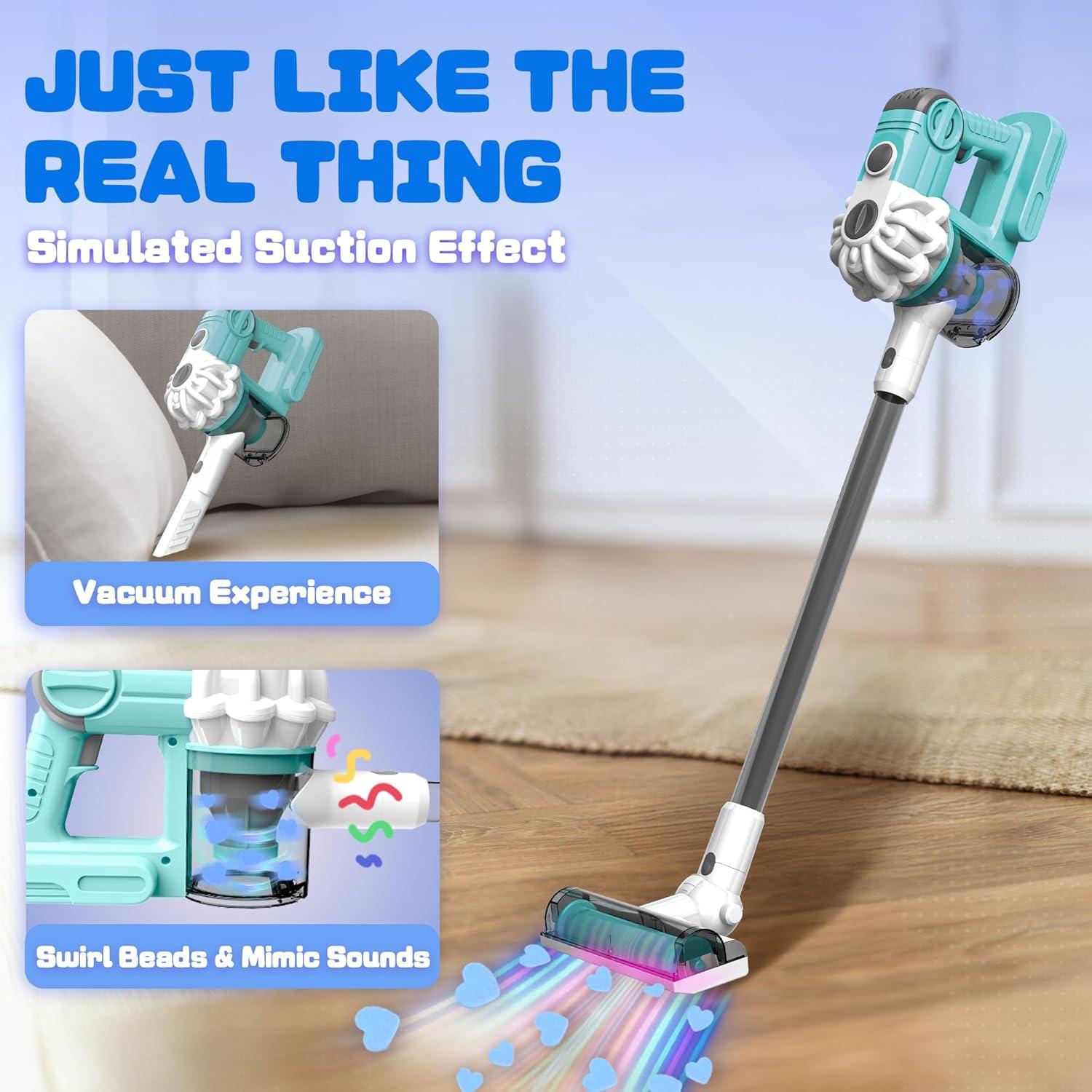 Aspiradora de Juguete SmilessKiddo 3 en 1 para Niños