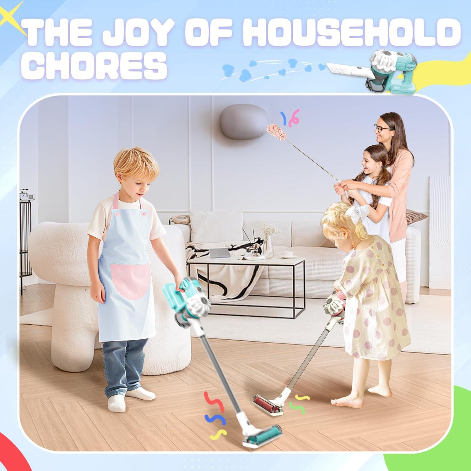 Aspiradora de Juguete SmilessKiddo 3 en 1 para Niños