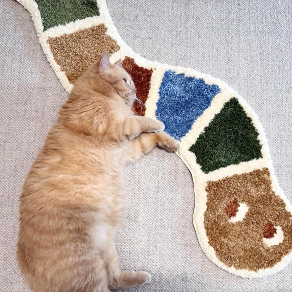 Alfombra para Niños en Forma de Serpiente gdmgdr 120x35cm