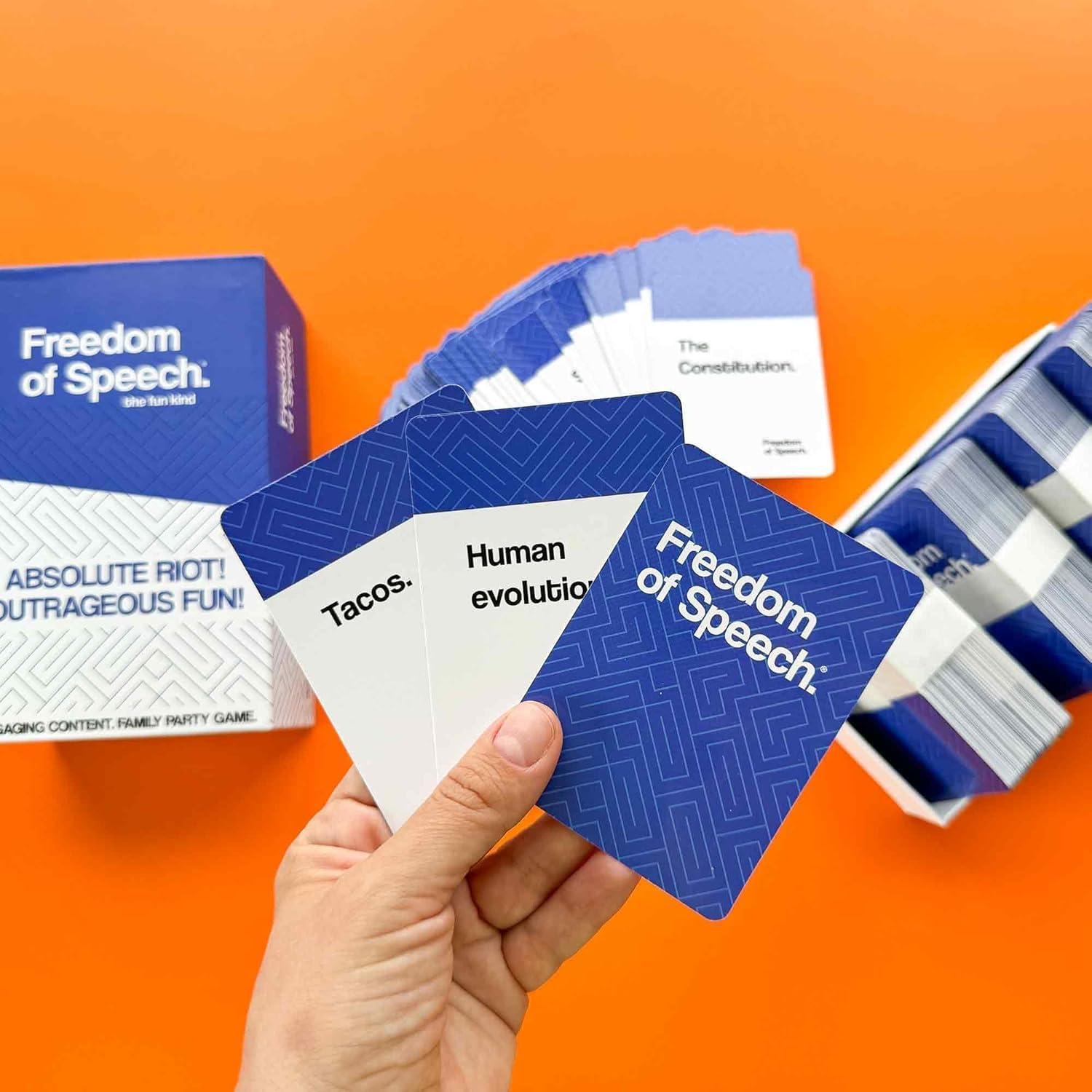 Juego de Mesa QUOKKA Libertad de Expresión Familiar - 500 Tarjetas