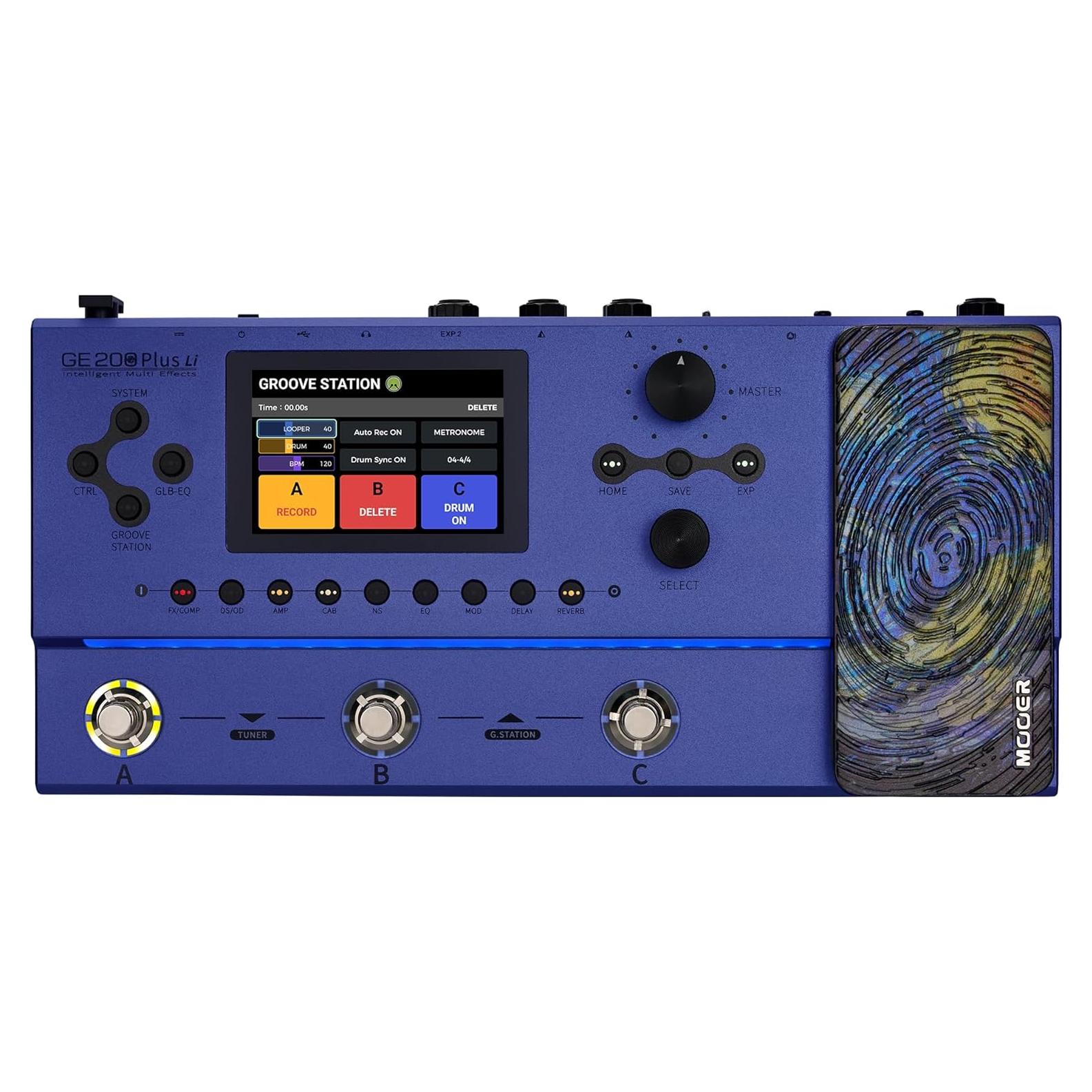 Procesador Multi-Efectos MOOER GE200 Plus Li con Batería