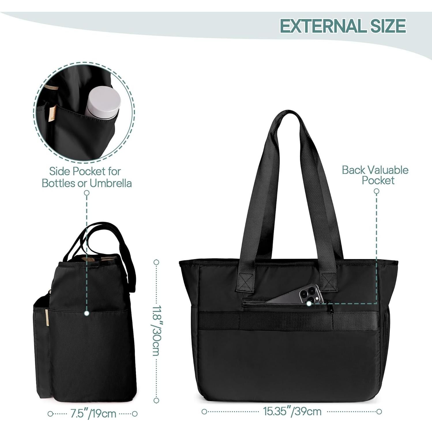 Bolsa de Transporte Fasrom para Extractor de Leche - Negra