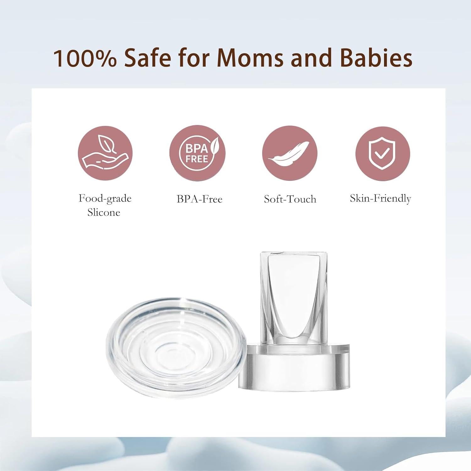 Válvulas de Silicona para Extractor de Leche Hranio S9/S10/S12