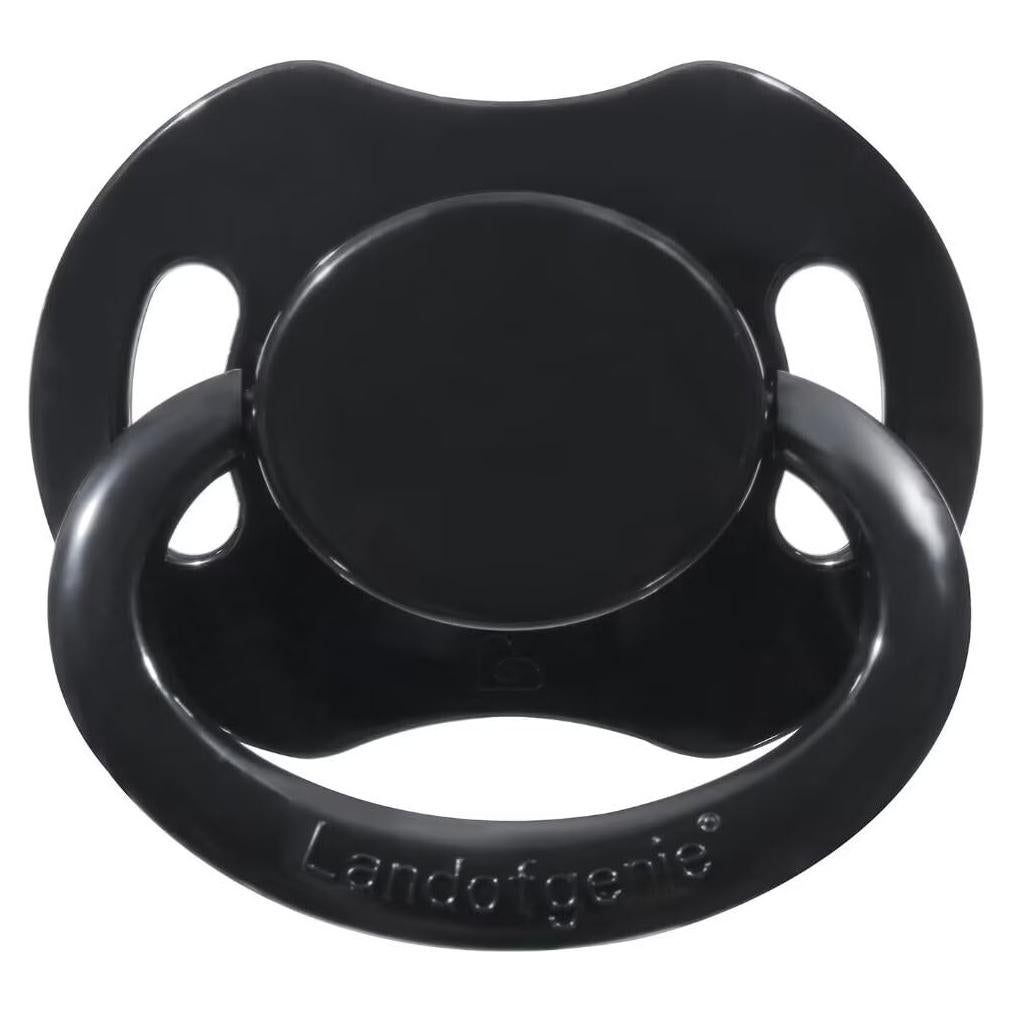 Chupete Grande para Adultos Landofgenie Hueso Negro 8.5cm
