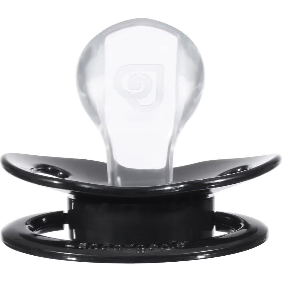 Chupete Grande para Adultos Landofgenie Hueso Negro 8.5cm